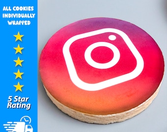 Custom Logo Cookies | Custom Full Color Cookies | Custom Corporate Cookies - Logo Printed Directly On To Cookies - Custom Sugar Cookie