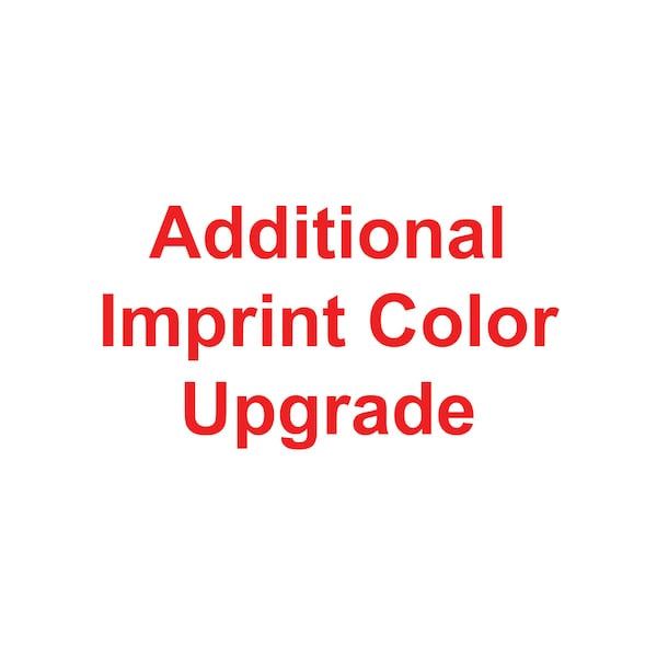 Additional Imprint Color Upgrade