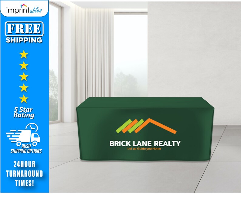 Custom Fitted Table Cover Full Color Custom Table Covers Etsy