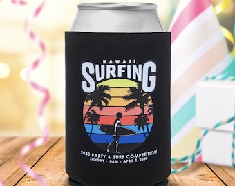 Full Color Personalized Can Coolers | Custom Printed Beverage Coolers | Personalized Drink Coolers | Party Favors | Customized Cooler