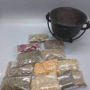 10 Herb Mixture - Starter Herbs - Herb Kit - Sample herbs - Baby Witch - Dried Herbs - Hoodoo - Conjure - Rootwork - Spiritual