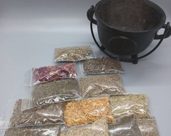 10 Herb Mixture: Dried Starter Herbs for Spells & Rituals