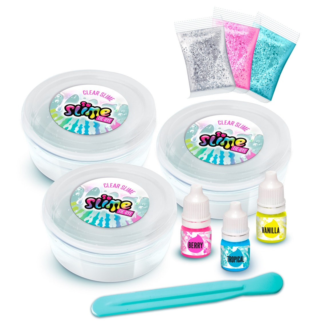 So Slime DIY Premade Tie Dye Slime Kit Create Tie Dye Etsy