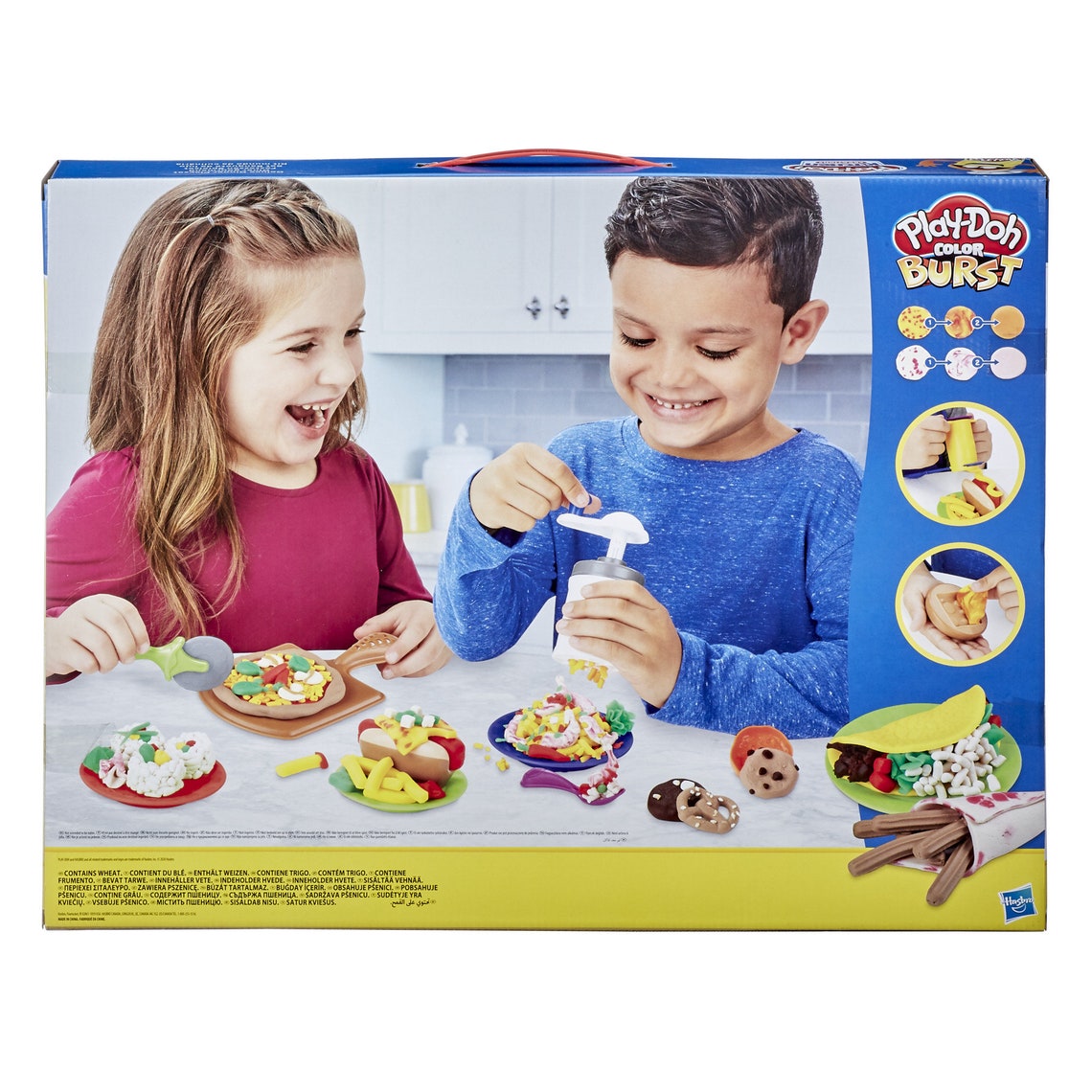 PlayDoh Kitchen Creations Deluxe Dinner Playset with 10 Cans Etsy