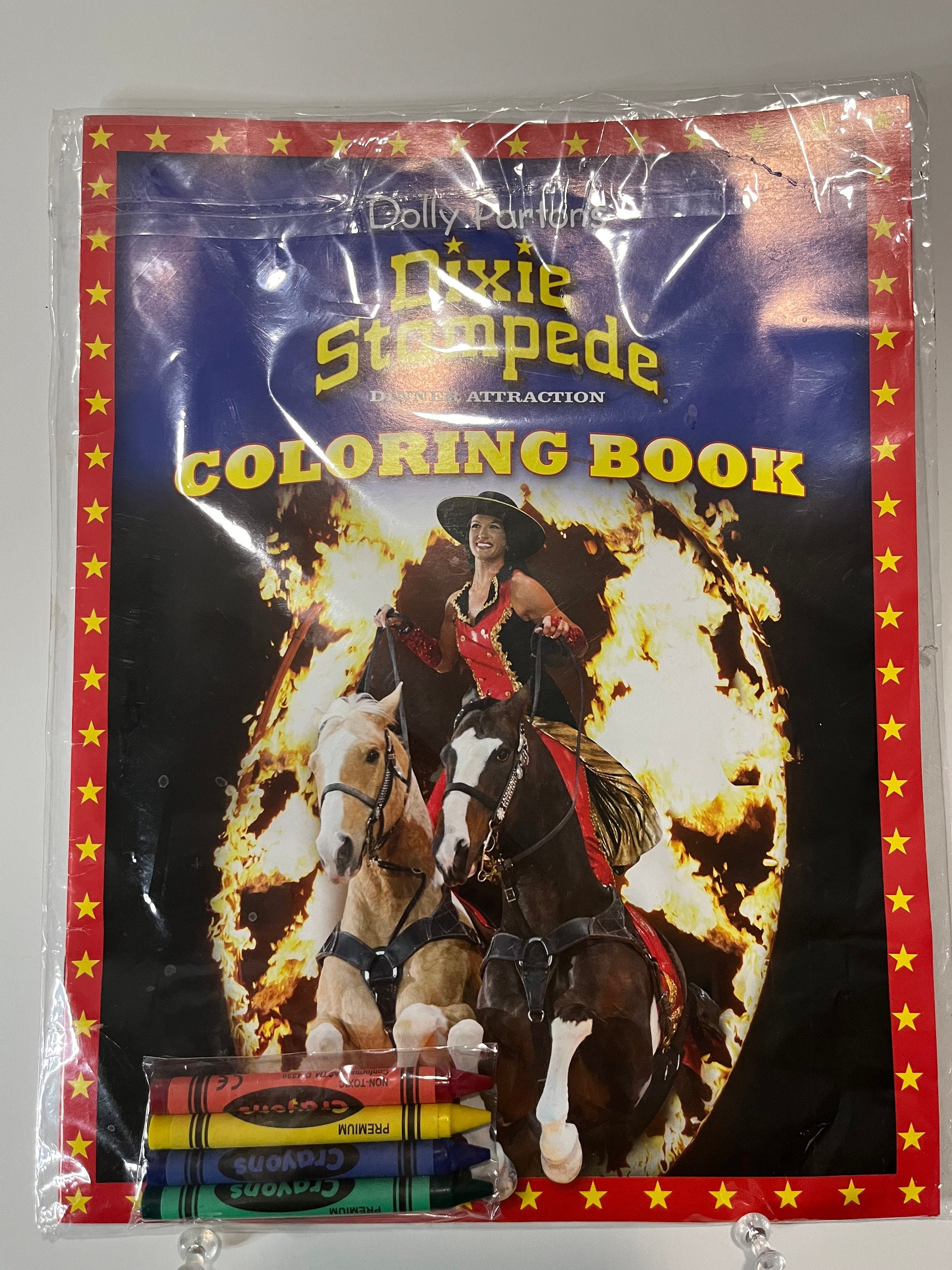 Dolly Parton Dixie Stampede Coloring Book Etsy