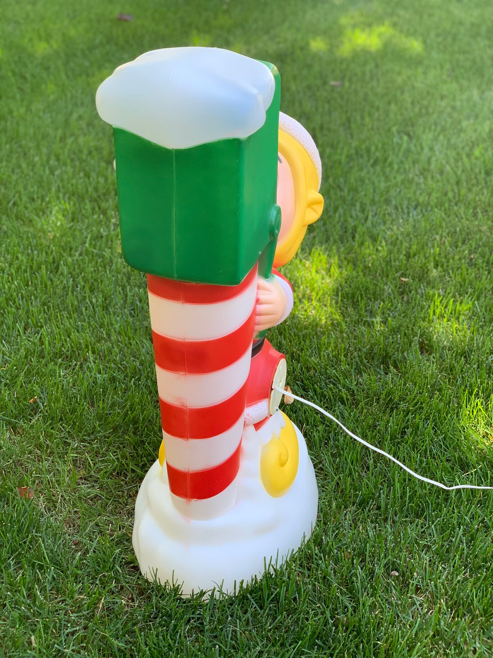 Vintage Christmas Blow Mold. Elf Blow Mold. vintage Etsy