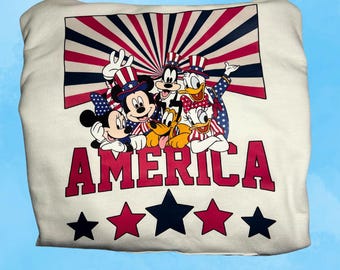 Disney America 4th of July Hoodie sweatshirt