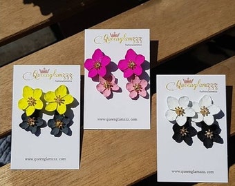 Earrings flowers