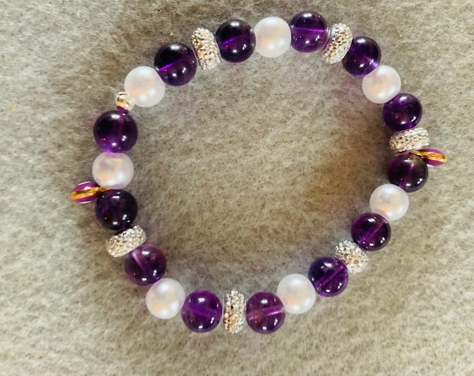 Purple Evil Eye Bracelet