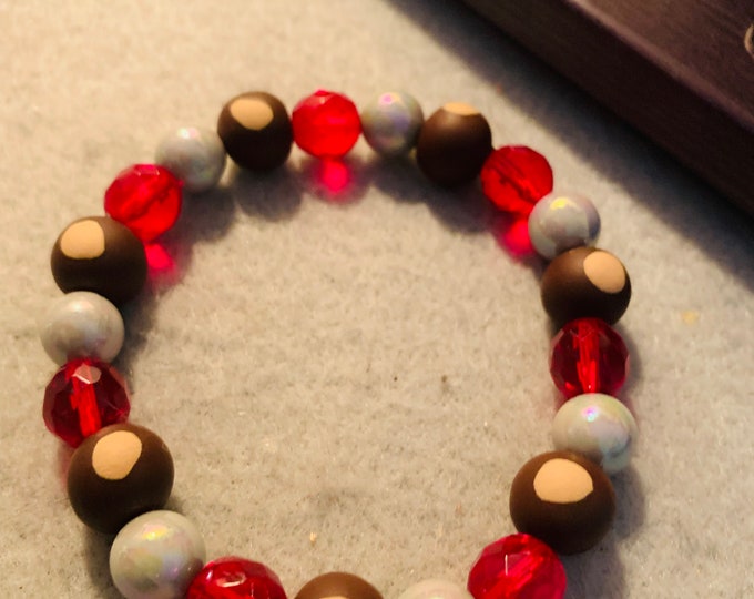 Buckeye Beaded Stretch Bracelet