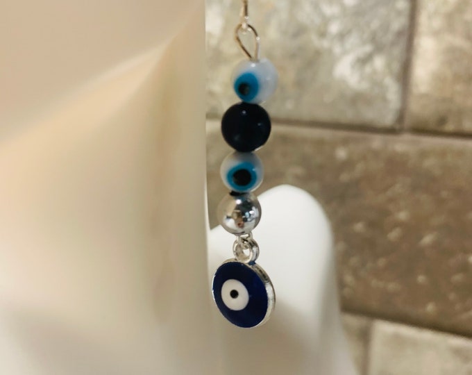 Evil Eye Dangle Earrings