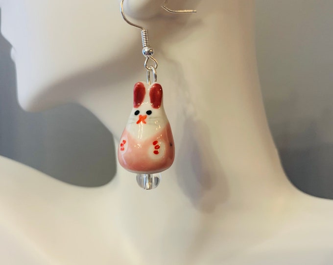 Easter Bunny Earring Set