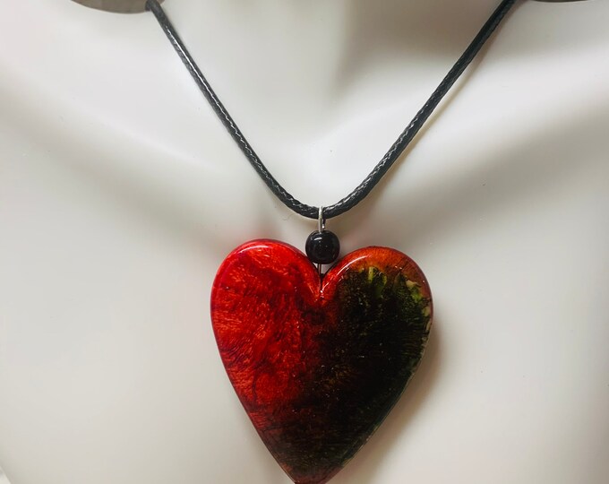 Large heart necklace