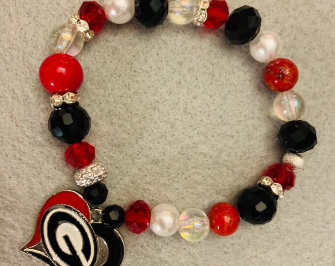 Girard Beaded Bracelet with charm