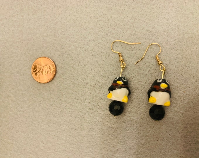 Penguin Earrings