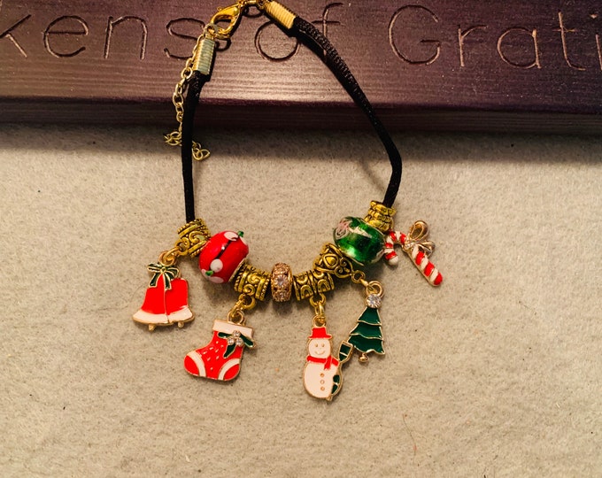 Christmas/ Holiday Charm Bracelet