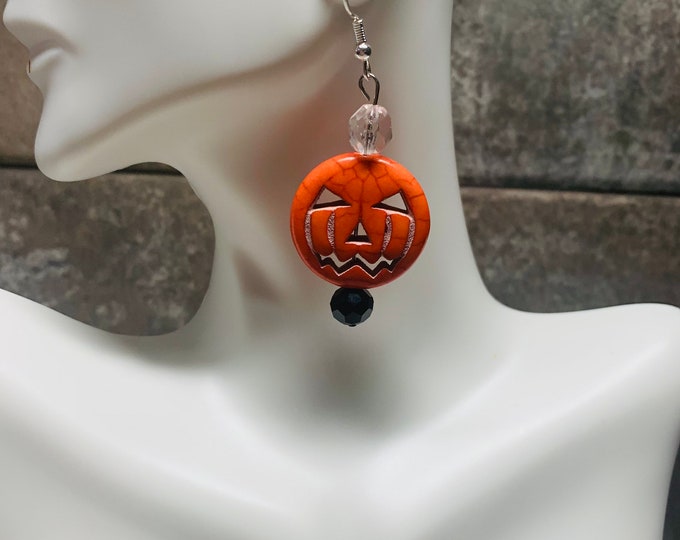 Halloween/Pumpkin Dangle Earrings