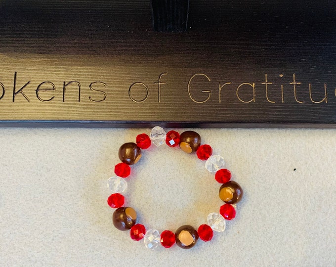 Buckeye Beaded Stretch Bracelet