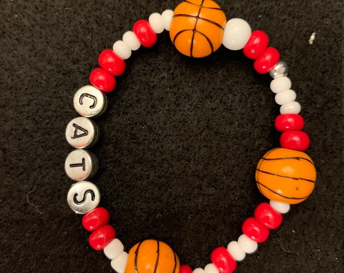 Struthers Wildcats Team Bracelet (Other team colors and sports available by request)