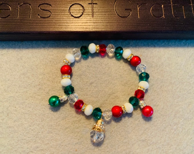 Christmas/ Holiday Bracelet with charms