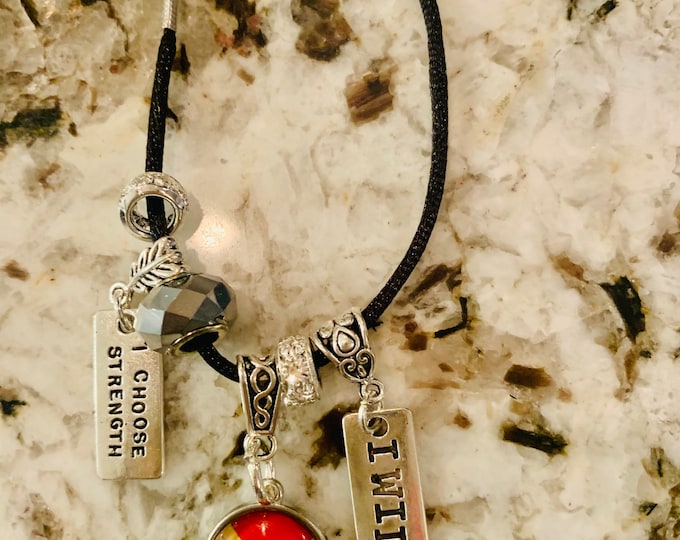 Girl Power/Strong is Beautiful Charm Bracelet