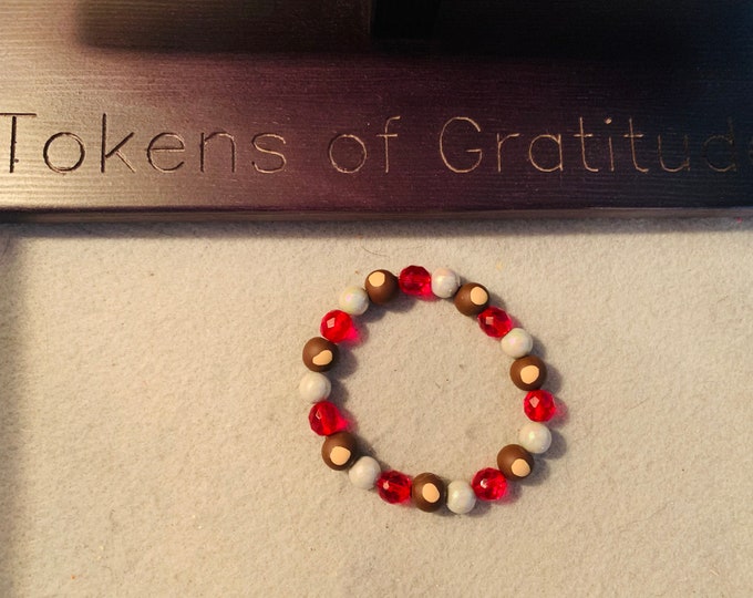 Buckeye Beaded Stretch Bracelet