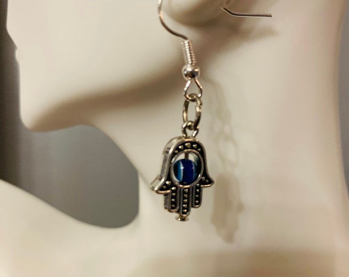 Hamsa Dangle Earring Set