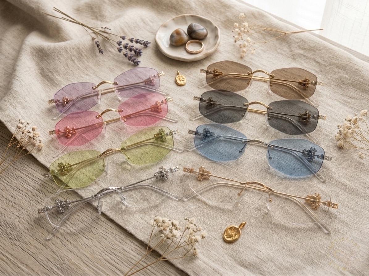 Y2k Rhinestone Sunglasses - Etsy