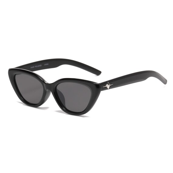 Vintage Inspired Cat Eye Sunglasses | Retro 90s Starburst  display picture 2