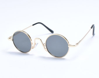 Round Circle Lens Sunglasses Retro Style Vintage Small John Lennon UV400