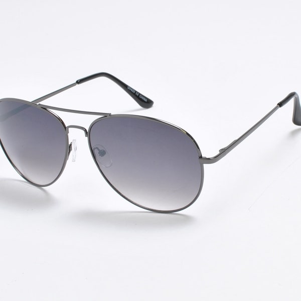 Classic Aviators Sunglasses Metal Frame Fashion Designer Casual Shades Retro Vintage