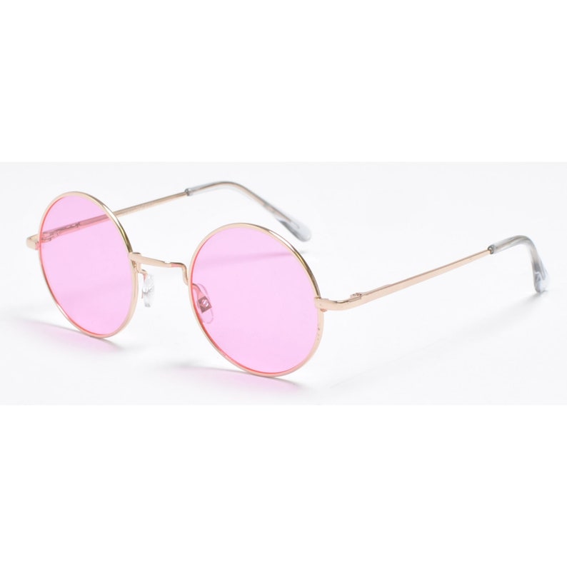 Small Round Circle Lens Sunglasses John Lennon Style UV400