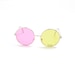Pink and Yellow Round Circle Sunglasses Spamton Cosplay Halloween Costume Big Shot 1997 