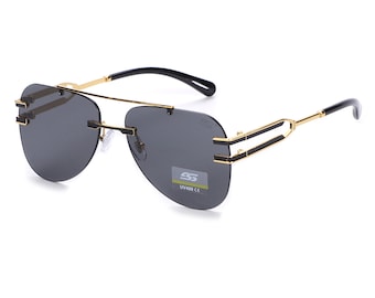 Shade Shaks | Premium Aviators | Reinforced Metal Stainless Steel | Durable Chic NEW | Classic Style with hint of Luxury | Multicolors UV400