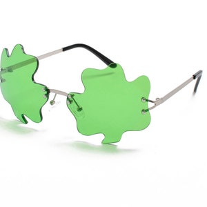 St. Patricks Day Glasses | Festival | Green Clover | Shamrock | Holiday Shades Sunglasses |