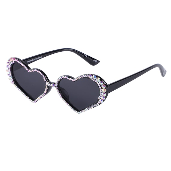 Lunettes de soleil carrées noir VALENTINE