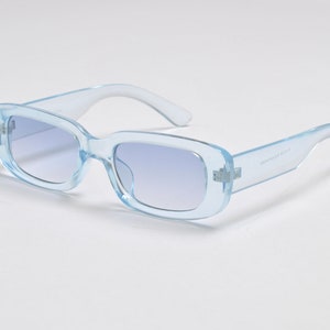 Chunky Lux Clear Square Sunglasses