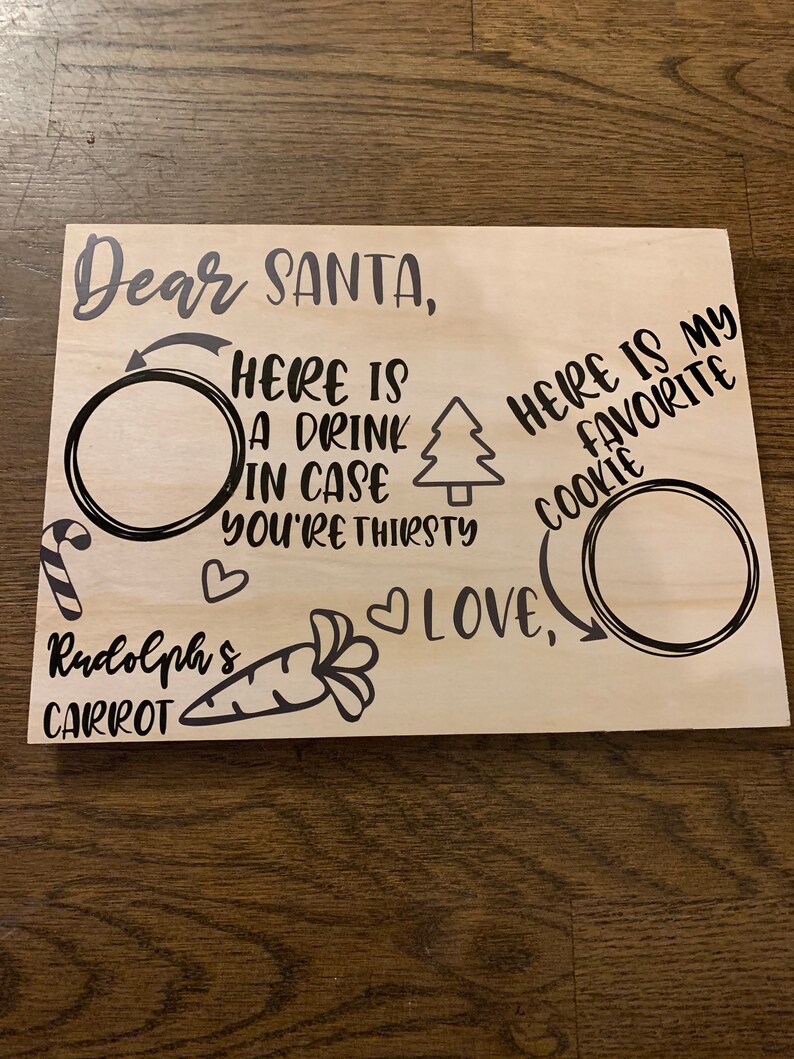 Download Dear Santa Tray Decorative Trays Home Living Vadel Com