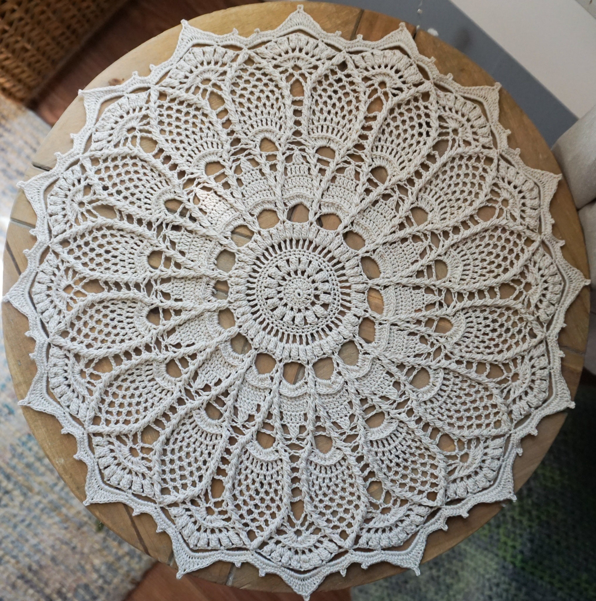 36 Doily Crochet Patterns for Elegant Handmade Home Decor 2 Zinnia Crochet Doily