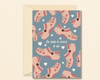 Soy adicto a ti - tarjeta de amor - tarjeta divertida - tarjeta de felicitación humorística