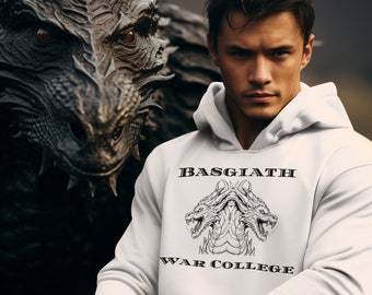 Basgiath War College Unisex Hoodie - Inspired by Fourth Wing Series - Fantasy Book Fan Apparel