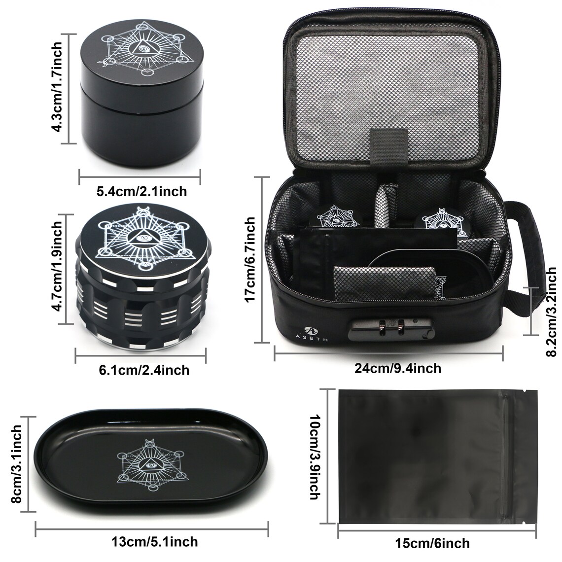 Stash Box Smell Proof Bag With Combination Lock Lockable Etsy