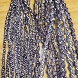 Grape ice locs