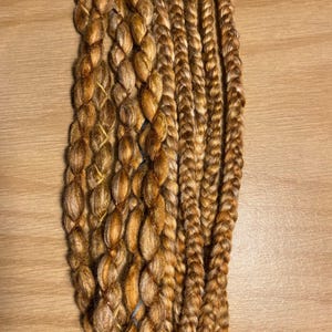 Mixed nuts wool dreadlock extensions
