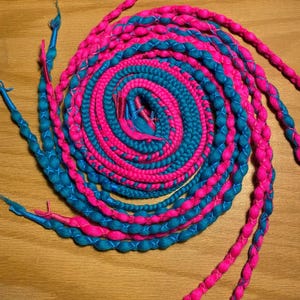 Bubble gum rock locs