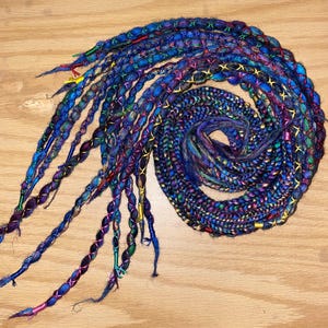 Harlequin wool locs