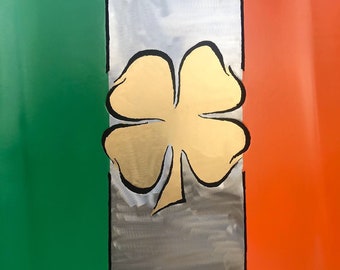 Metal Irish Flag