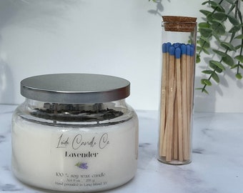 Lavender soy candle