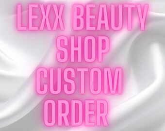 Lexx Beauty Social Media Flyer Template, Custom Order (Digital Download)