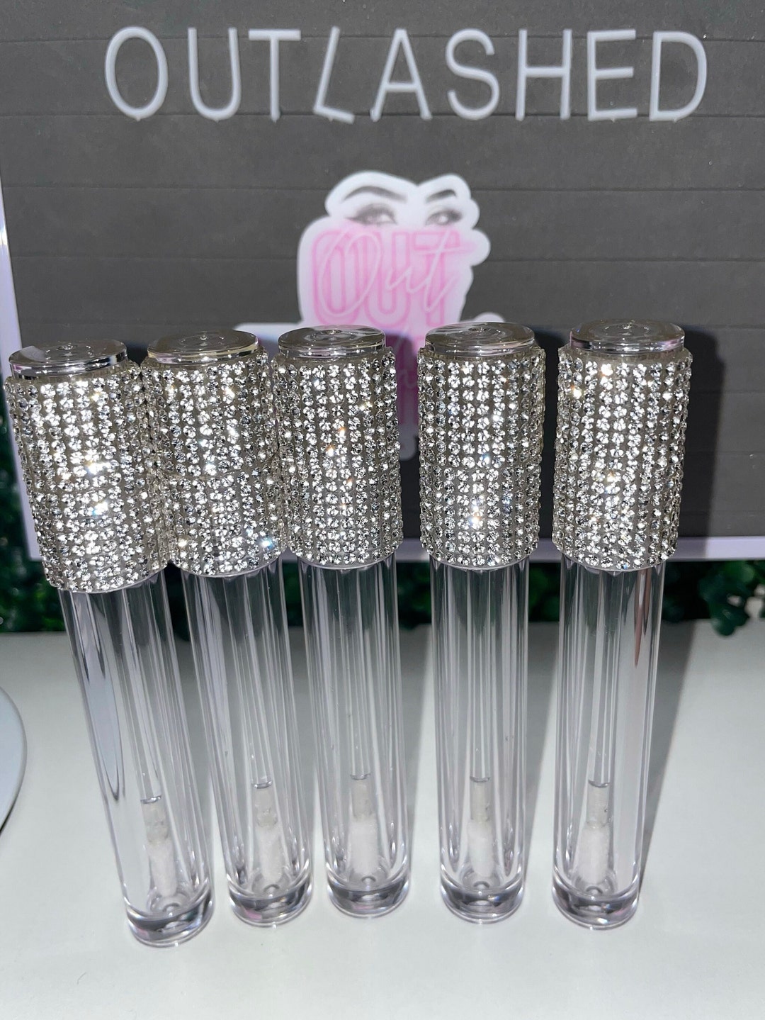 Wholesale 5ml Diamond Beauty Empty Lip Gloss Tubes Lip Gloss Starter